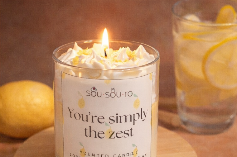 You're simply the zest | Κερί Σόγιας